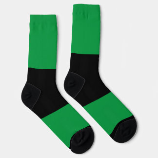 Color Block Socks - Green