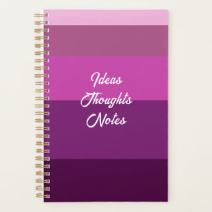 Color Block Stripes Lavender Pink Pastel Planner