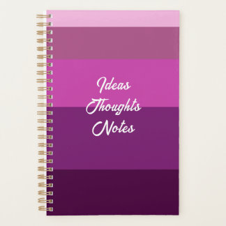 Color Block Stripes Lavender Pink Pastel Planner