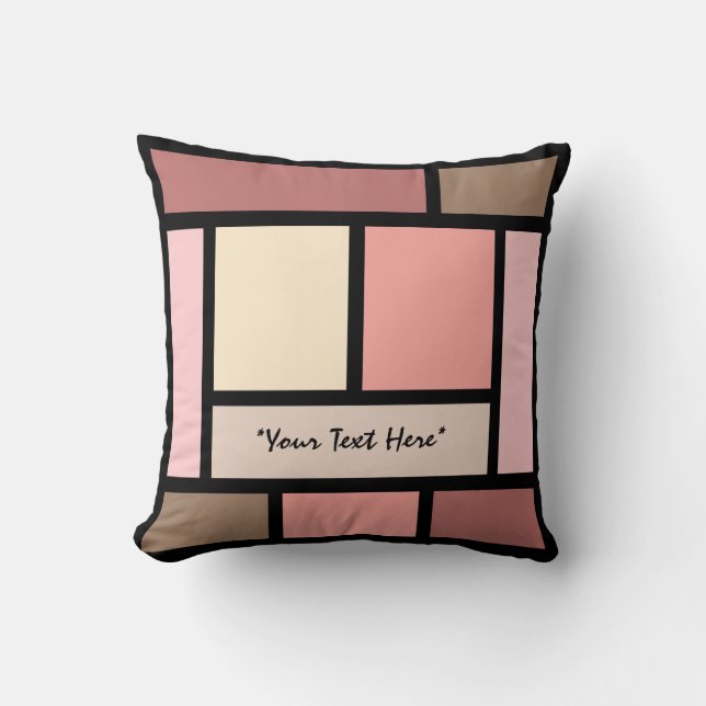 Color Block Throw Pillow 02 (Front)