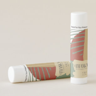 Color Block Wedding Favors Autumn ID740 Lip Balm