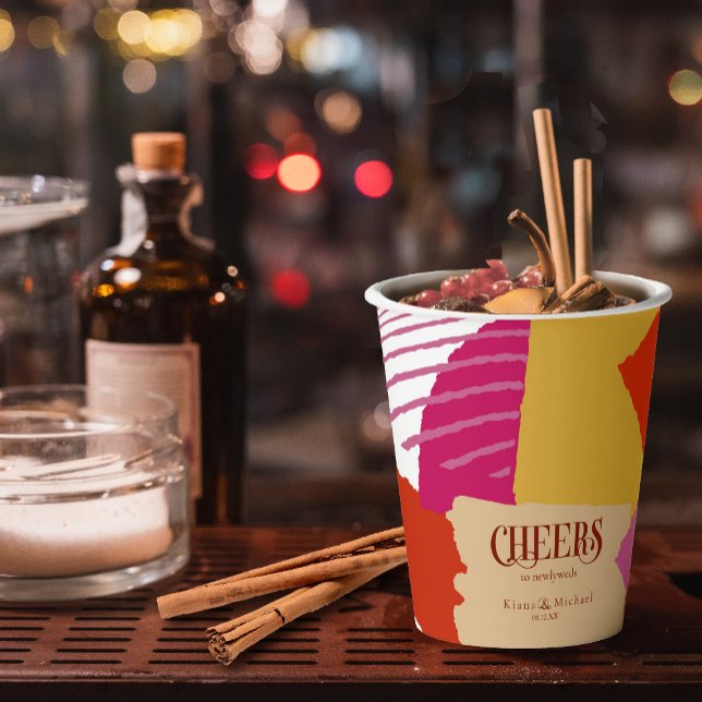 Color Block Wedding Summer ID740 Paper Cups (Creator Uploaded)