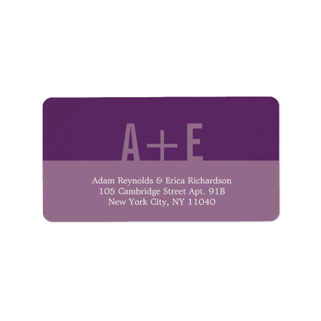 Color Blocks Address Labels (Front)