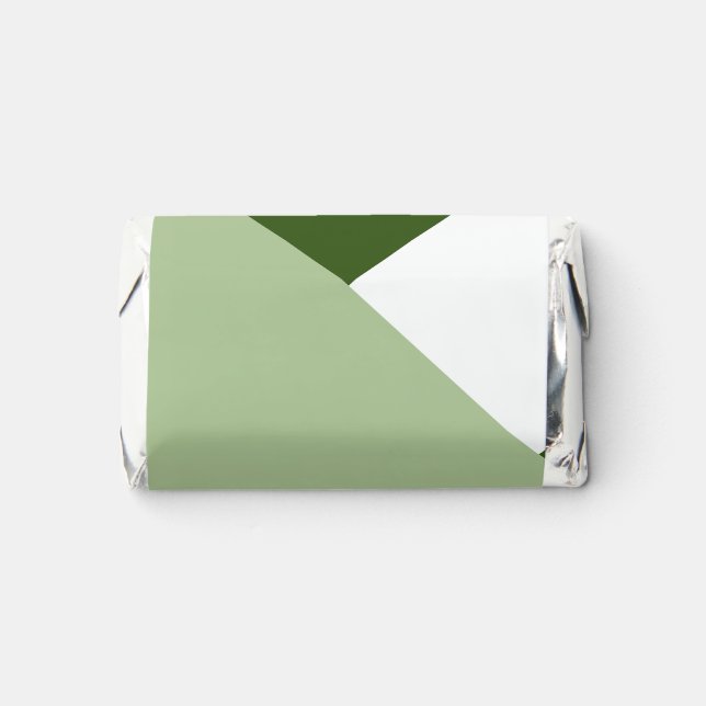 Color blocks Green Hershey's Miniatures (Front)