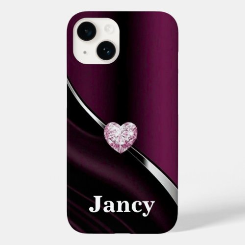 Color Blocks Magenta Pink Monochromatic Name Case_Mate iPhone 14 Case