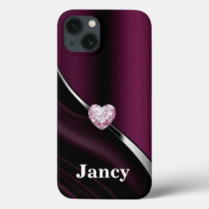 Color Blocks Magenta Pink Monochromatic Name iPhone 13 Case