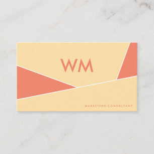 Color Blocks Modern Shapes Business Card