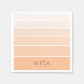 Peach Fuzz Solid Color Napkins