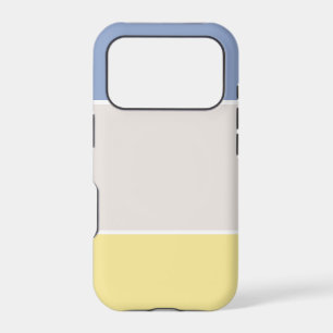 Color Blocks Yellow, Grey, Blue  iPhone 17 Pro Case
