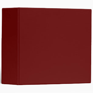 color blood red 3 ring binder