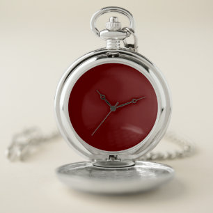 color blood red pocket watch