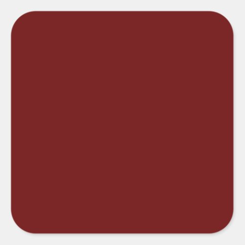 color blood red square sticker