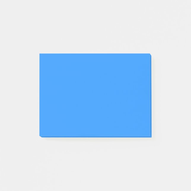 color blue post-it notes (Front)