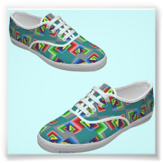 Color Box Shoes Photo Print