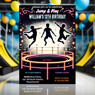 Flip out party invites top