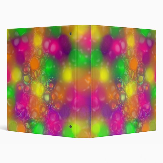 Color Burst 3 Ring Binder (Background)
