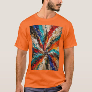 Color Burst Explosion 3D T Shirt