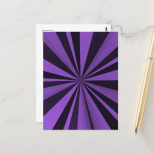Color Burst - Purple  Postcard