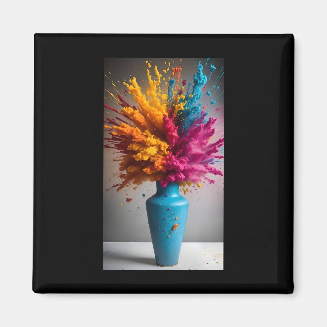 Color Burst Sticker  Magnet (Front)