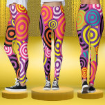 "Color Burst Target Leggings" Leggings<br><div class="desc">Make a statement with the Color Burst Target Leggings,  featuring vibrant target circle patterns in a dynamic mix of colors. These leggings are perfect for adding a bold and artistic touch to your workouts,  casual outings,  or everyday style.</div>