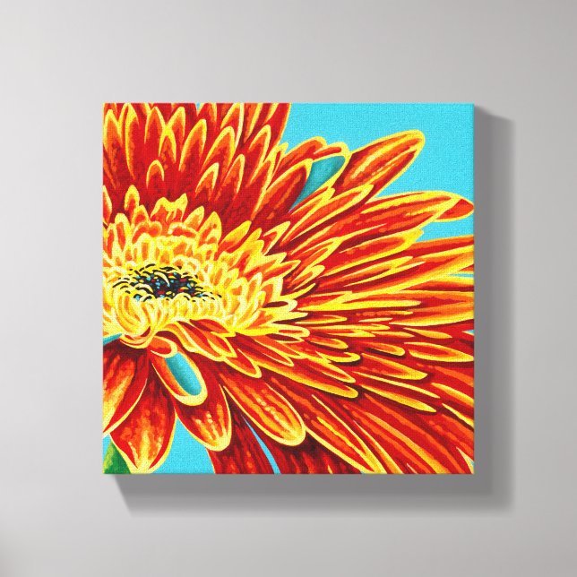 Color Bursts I Canvas Print (Front)