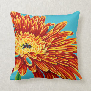 Color Bursts I Throw Pillow