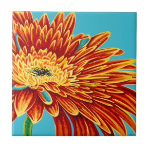Color Bursts I Tile