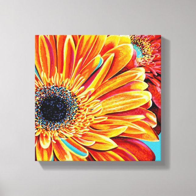 Color Bursts II Canvas Print (Front)