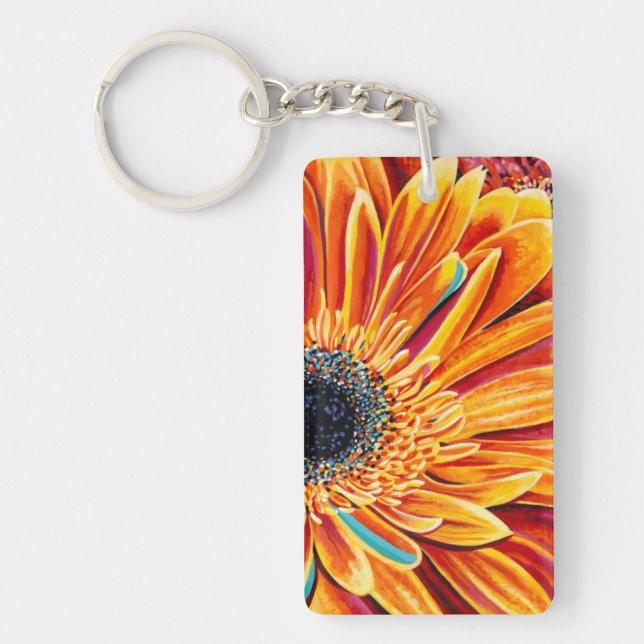 Color Bursts II Keychain (Front)