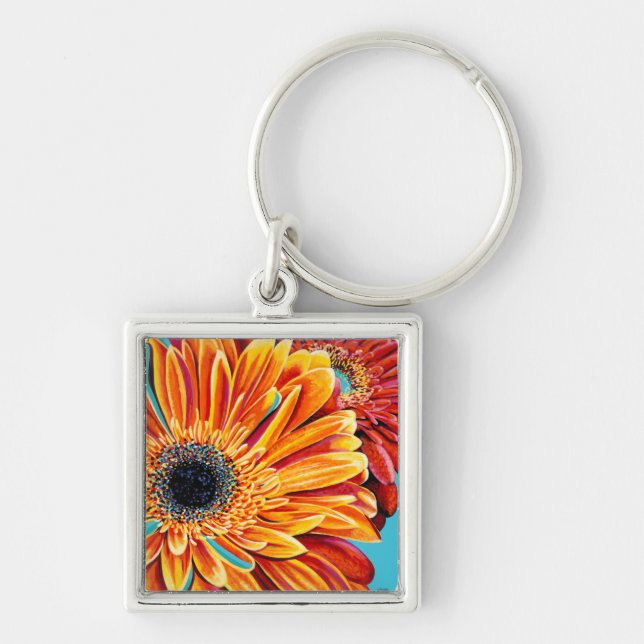 Color Bursts II Keychain (Front)