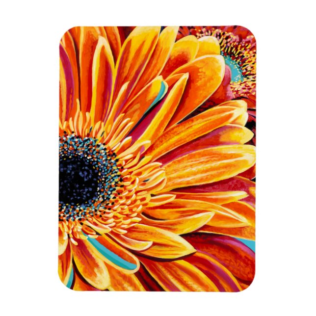 Color Bursts II Magnet (Vertical)