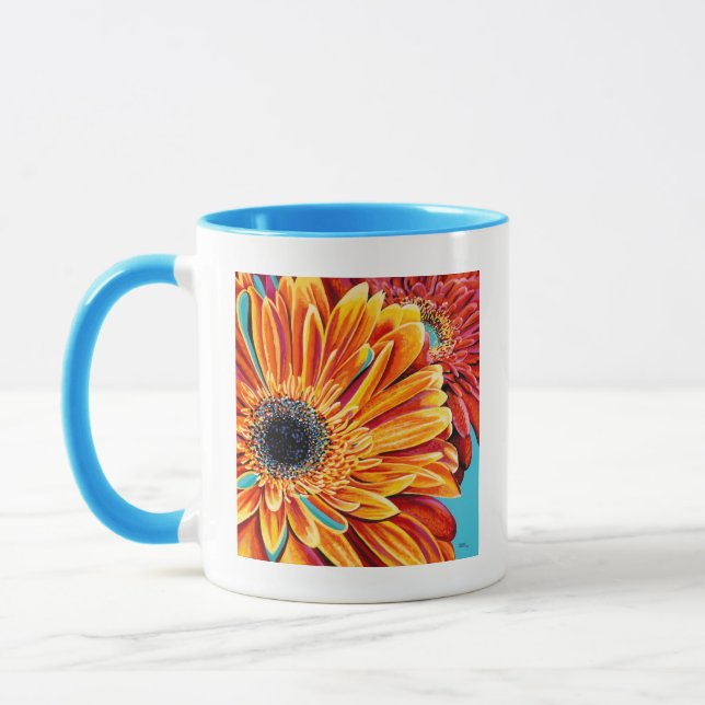 Color Bursts II Mug (Left)