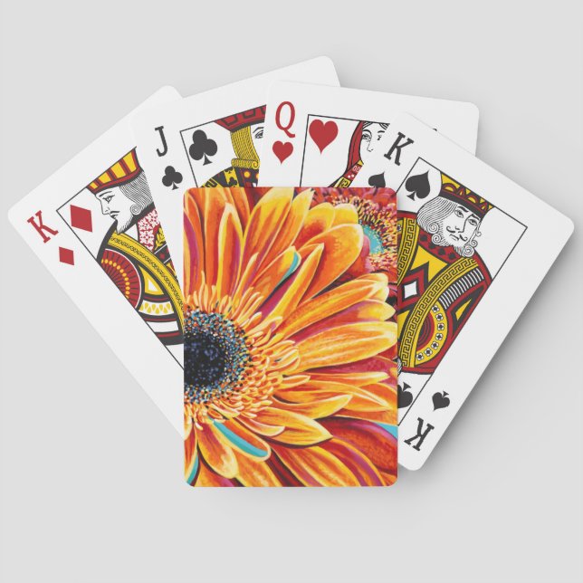 Color Bursts II Poker Cards (Back)