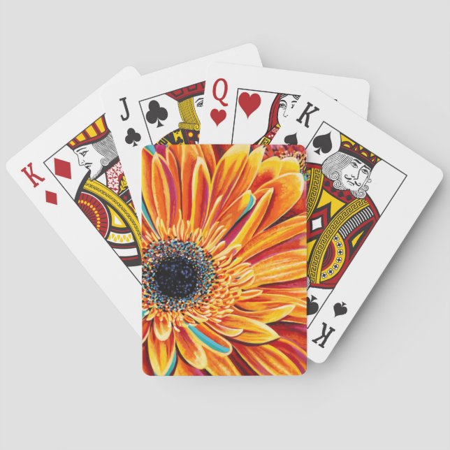 Color Bursts II Poker Cards (Back)