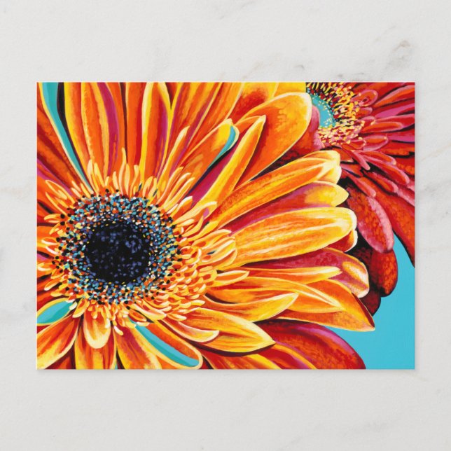 Color Bursts II Postcard (Front)