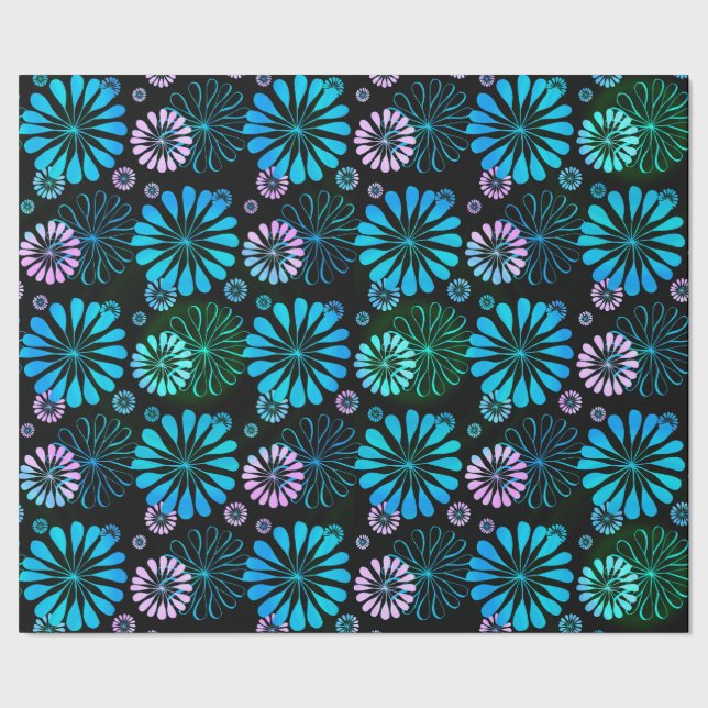 Color Bursts Wrapping Paper (Seam)