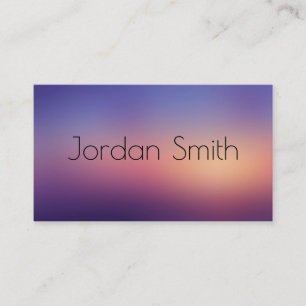 color business card