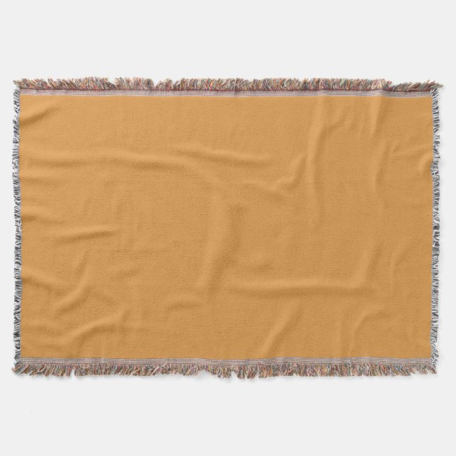 color butterscotch throw blanket (Front)