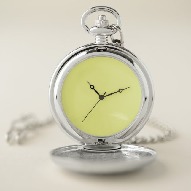color canary yellow pocket watch (Inside)