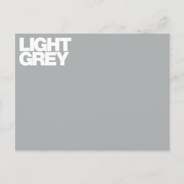 Color Card light grey (Front)