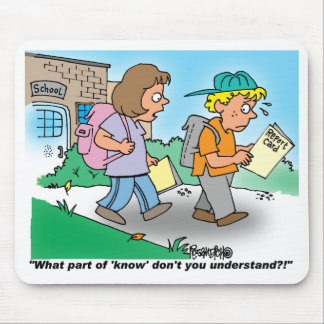 Color Cartoon School Kids Mousepad