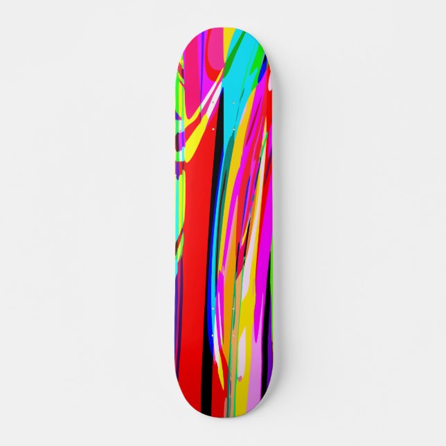 Color Cascade Skateboard (Front)