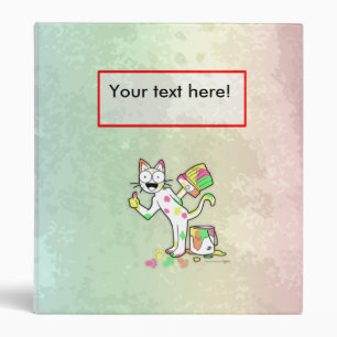 Color Cats binder 1 inch