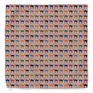color cats cute pattern bandana