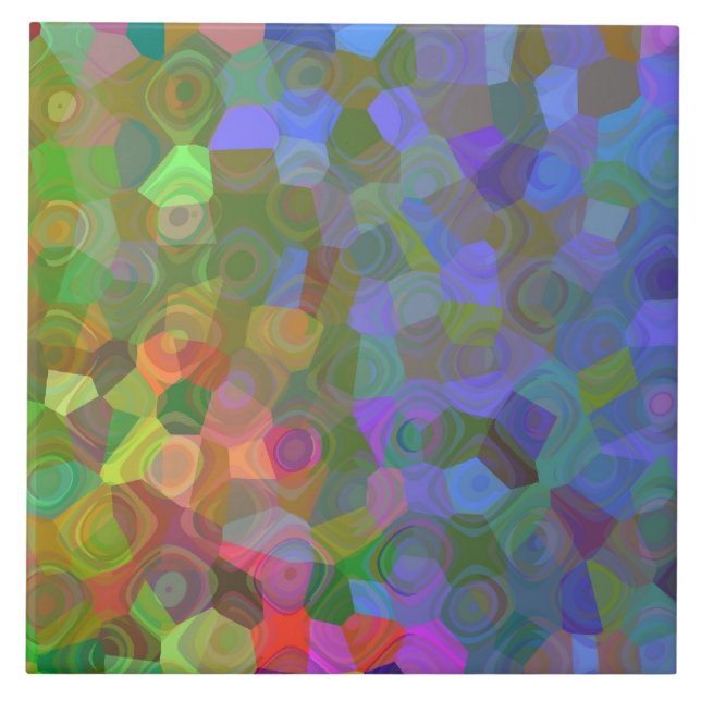 Color Celebration Ceramic Tile (Front)