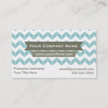 Color Changeable Modern Chevron Business Cards by purveyorofgeekery at Zazzle