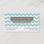 Color Changeable Modern Chevron Business Cards at Zazzle