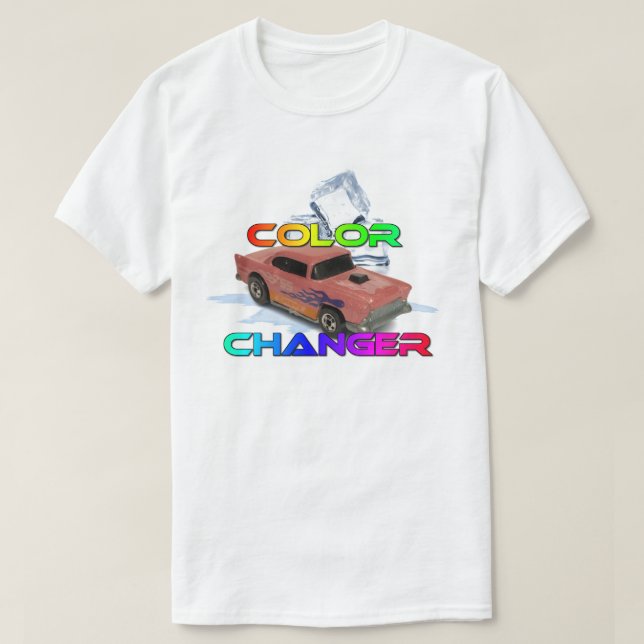 Color changer diecast Chevy cold tshirt (Design Front)