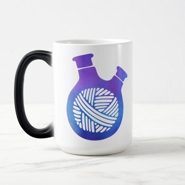 Color Changing ChemKnits Logo Mug (Left)