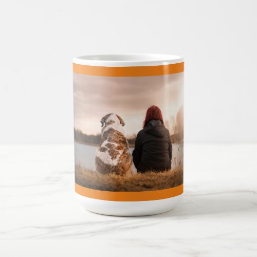 Color Changing Picture Mug w1 Photo2 Lines